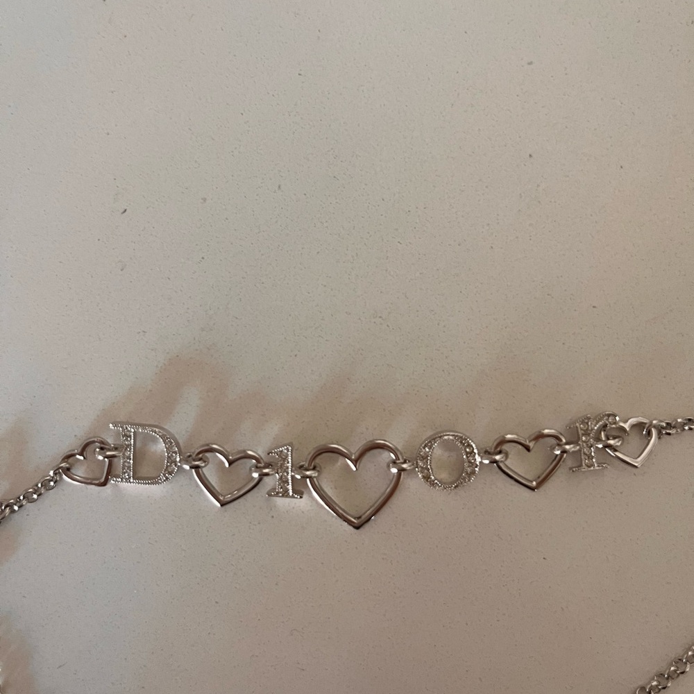DIOR LOVE HEART NECKLACE - Picture 8 of 8